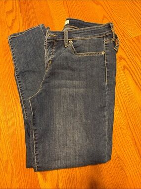 crown & ivy mid rise skinny Women's Dark Blue Skinny Jeans